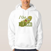 Tシャツフード付きスウェットシャツ- パーカ (正面)