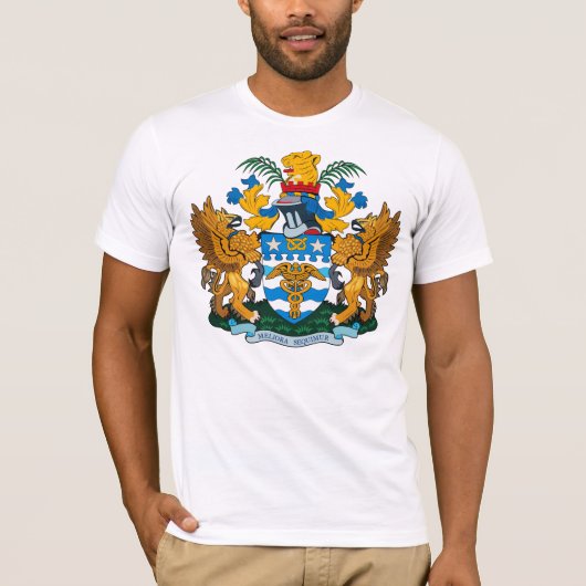 Tシャツブリスベーンの紋章付き外衣 Tシャツ (正面)