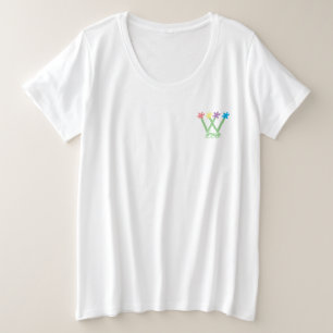 Tシャツプラスのサイズの女性アートとデザイン プラスサイズTシャツ