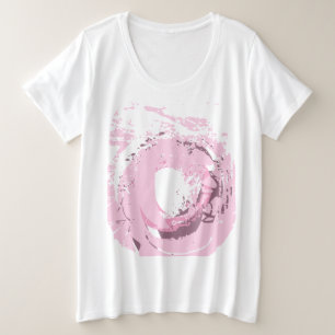 Tシャツプラスのサイズの女性アートとデザイン プラスサイズTシャツ