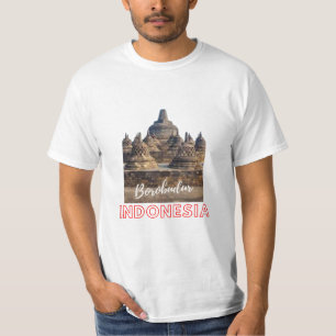 Tシャツボロブドゥールインドネシア Tシャツ