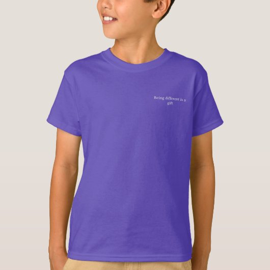 Tシャツボーイズアートスタイルデザイン Tシャツ (正面)
