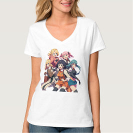 Tシャツポップ・アートのマンガ好きおもしろいアニメ Tシャツ