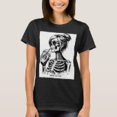 Tシャツマおもしろいマン骨格 Tシャツ (正面)