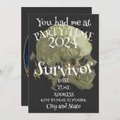 Tシャツマグマグネット2024ナプキンフォトポスターパーティー 招待状 (正面/裏面)