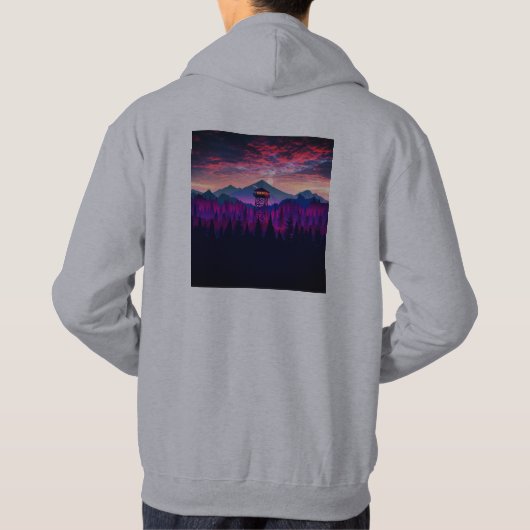 Tシャツマン パーカ (裏面)