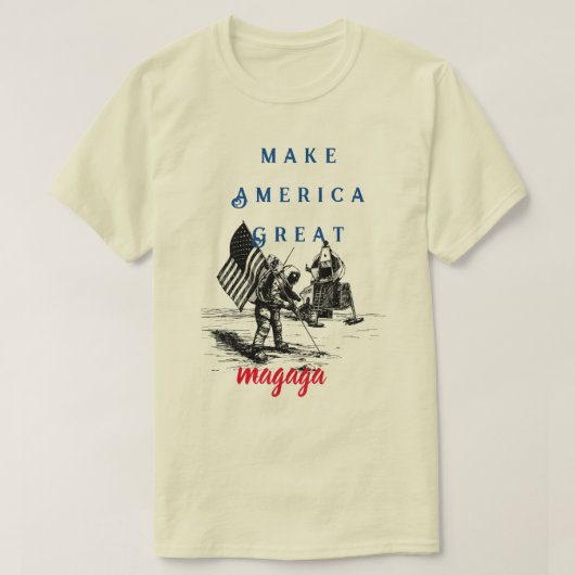 Tシャツメイクアメリカ素晴らし Tシャツ (デザイン正面)