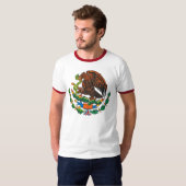Tシャツメキシコの紋章付き外衣 Tシャツ (正面フル)