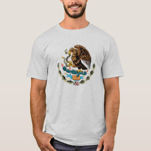 Tシャツメキシコ紋章付き外衣 Tシャツ