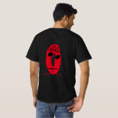 Tシャツメンズアート及びデザインスタイル Tシャツ (裏面フル)