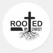 Tシャツメンズクリスチャン信教シャツショートスリーブ ラウンドシール (正面)