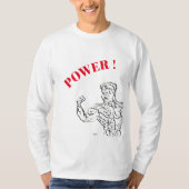 Tシャツメンズ: The Power's On Tシャツ (正面)