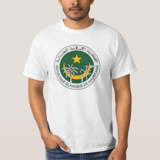 Tシャツモーリタニアの紋章付き外衣 Tシャツ (正面)