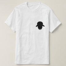 Tシャツヤギの頭ASN-1