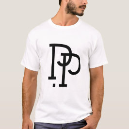 TシャツレターPロゴ(ブラック) Tシャツ