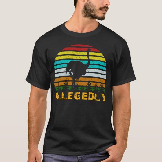 Tシャツレトロ無光鳥の値リスト Tシャツ (正面)