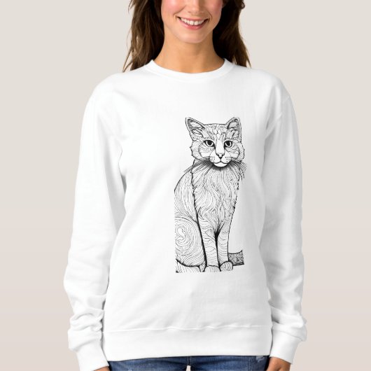 TシャツロおもしろいゴデザインミュージックバンドTシャツロゴ スウェットシャツ (正面)