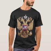Tシャツロシアのな紋章付き外衣 Tシャツ (正面)