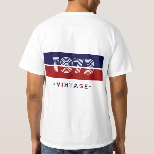 Tシャツヴィンテージ1973 （ロゴ大） Tシャツ (裏面)