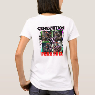 Tシャツ世代Xパンクロック Tシャツ