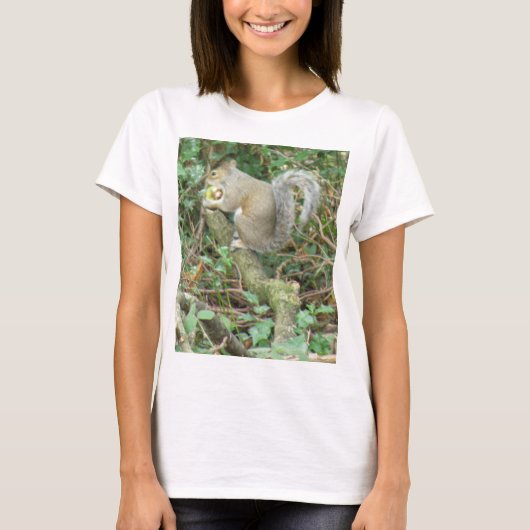 Tシャツ付きリス Tシャツ (正面)