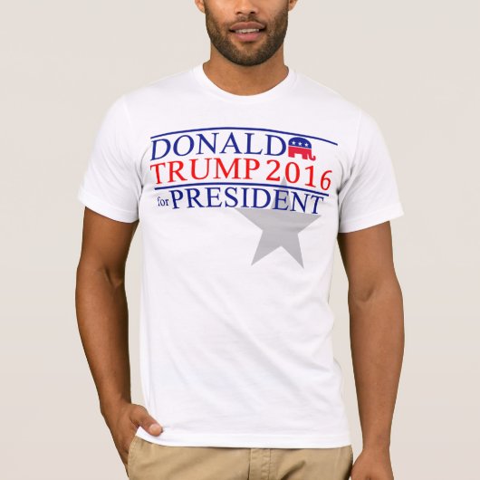 Tシャツ会長のドナルド・トランプ Tシャツ (正面)