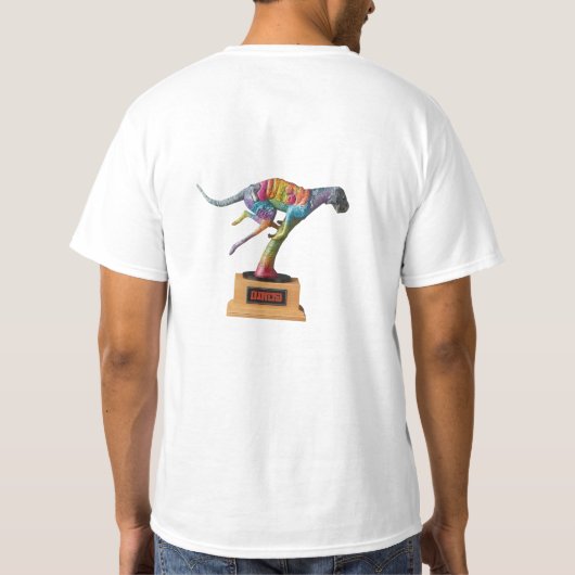 Tシャツ保は「前進」 Tシャツ (裏面)