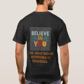 Tシャツ信じはお客様に向けて Tシャツ (裏面)
