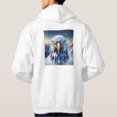 Tシャツ印刷イーグル パーカ (裏面)