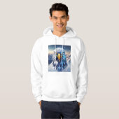 Tシャツ印刷イーグル パーカ (正面フル)