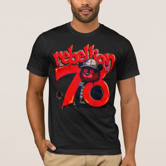 Tシャツ反乱78テディベア Tシャツ (正面)