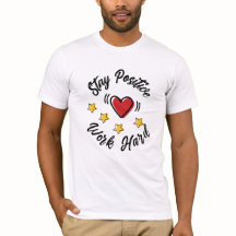 Tシャツ向けのやる気を起こさせる優しさのデザイン