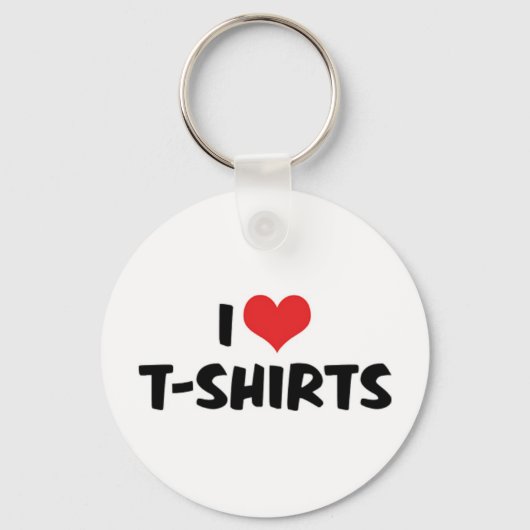 Tシャツ大好きキーチェーン キーホルダー (正面)
