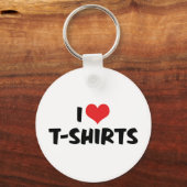 Tシャツ大好きキーチェーン キーホルダー (正面)