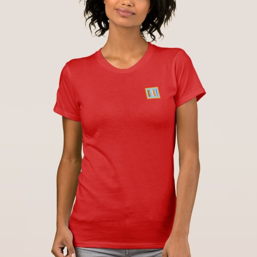 Tシャツ女子スタイル及びデザイン Tシャツ (正面)
