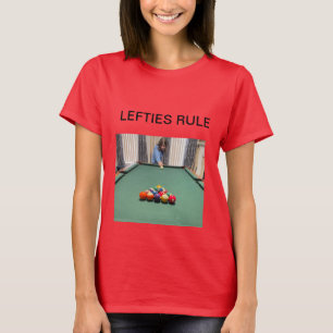 Tシャツ女子プールビリヤードおもしろい Tシャツ