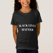 Tシャツ子供へ- Black Lives Matter Tシャツ (正面)