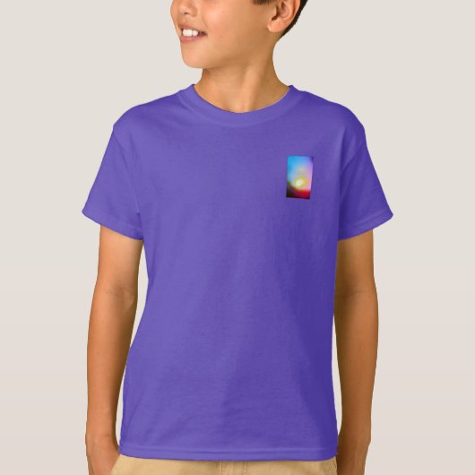 Tシャツ少年クールエコスタイルデザイン Tシャツ (正面)