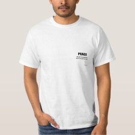 Tシャツ平和2小さめ Tシャツ