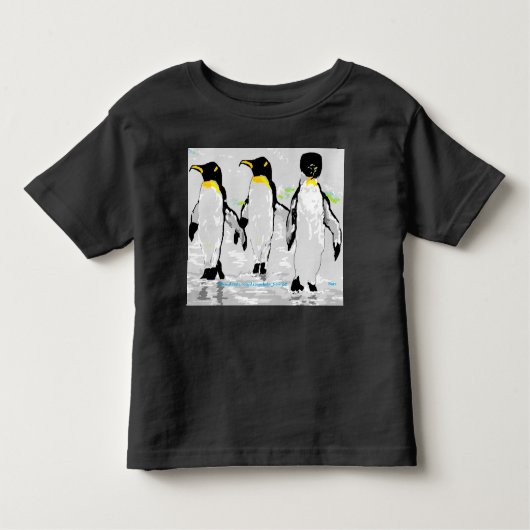 Tシャツ幼児 – ペンギン トドラーTシャツ (正面)