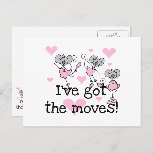 Tシャツ得とギフトを手に入れた ポストカード (正面/裏面)