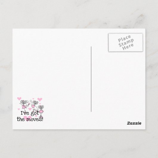 Tシャツ得とギフトを手に入れた ポストカード (裏面)