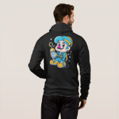 Tシャツ文化ポップ・アートの パーカ (裏面フル)