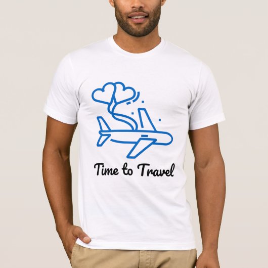 Tシャツ旅行の時間 Tシャツ (正面)