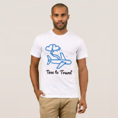 Tシャツ旅行の時間 Tシャツ (正面フル)