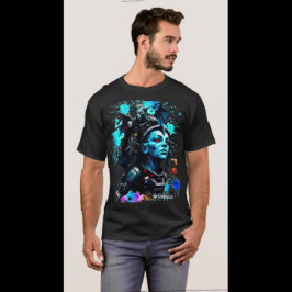 Tシャツ未来過去オンブラック Tシャツ