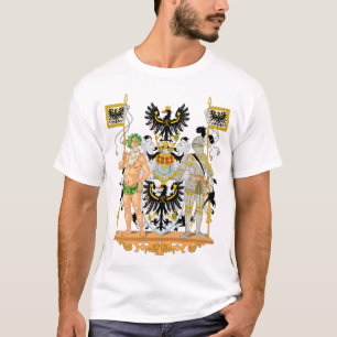Tシャツ東のプロシアの紋章付き外衣 Tシャツ