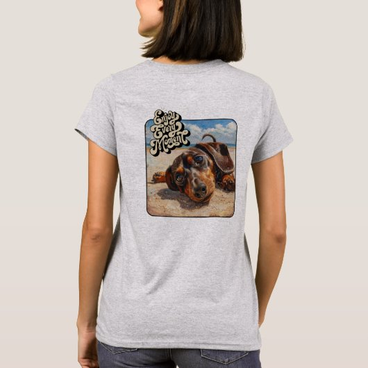 Tシャツ楽しむ一瞬一瞬 Tシャツ (裏面)