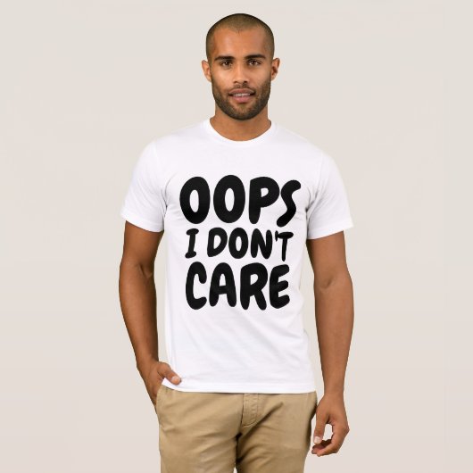 Tシャツ気におもしろいはOOPS Tシャツ (正面フル)