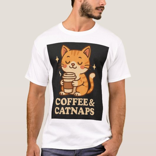Tシャツ猫シール Tシャツ (正面)